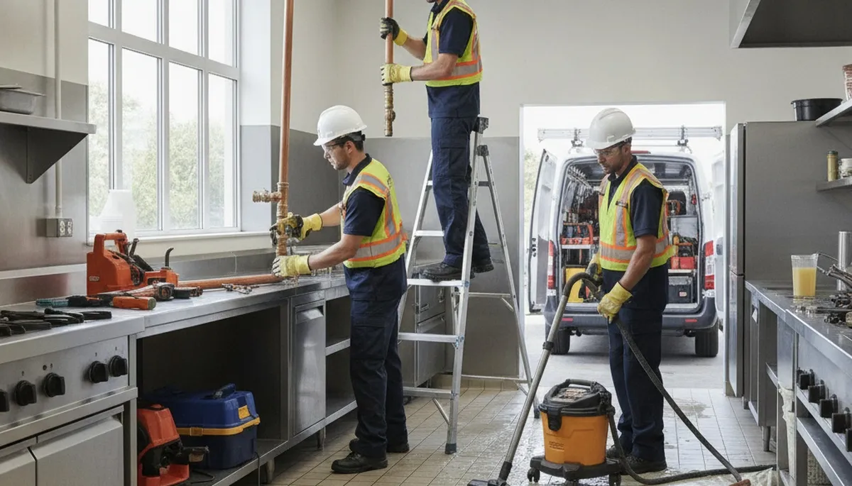 Emergency plumber in Arlington, TX repairing burst pipes and urgent home plumbing leaks