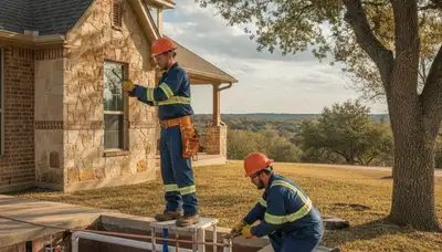 Plumber repairing a pipe in Arlington, TX for a plumbing repair service