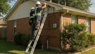 Arlington, TX plumbing repair service truck for residential and emergency pipe fixes