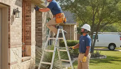 Plumbing repair service van in Arlington, TX for local leak and pipe repairs
