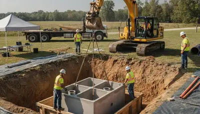 Septic tank installation in Arlington, TX for homes by On Call Plumbers