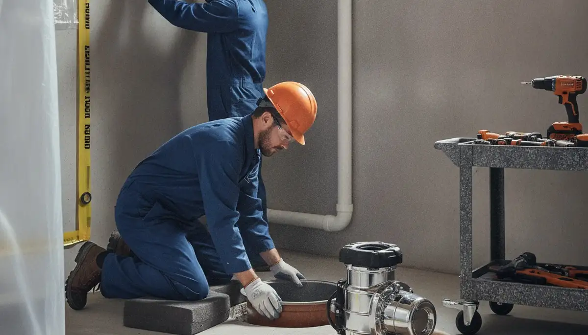Sump pump installation for Arlington, TX homes by On Call Plumbers to prevent water intrusion