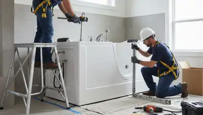 Walk in tub installation for Arlington, TX homes by On Call Plumbers