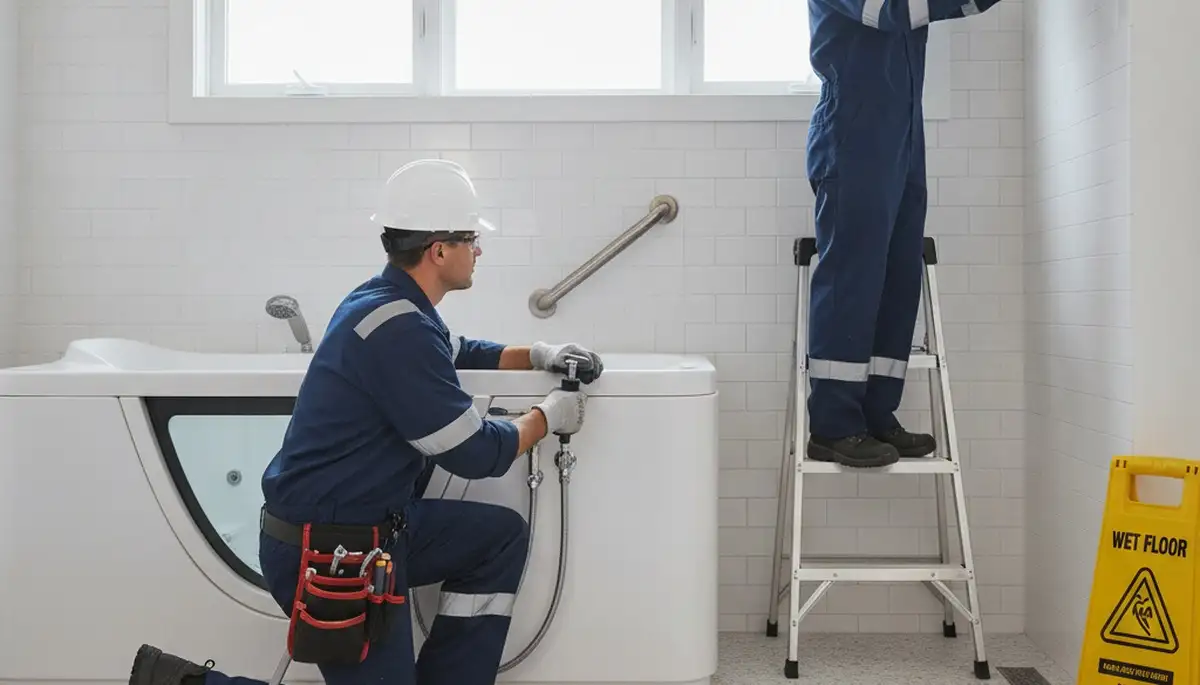Walk-in tub installation for Arlington, TX homes by On Call Plumbers